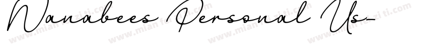 Wanabees Personal Us字体转换